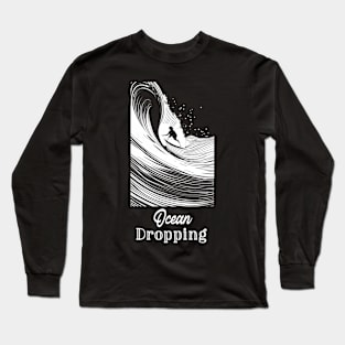 ocean dropping, surf girl vibes, v2 Long Sleeve T-Shirt